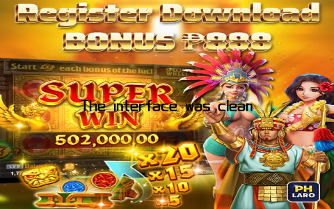The interface was clean, intuitive, and welcoming